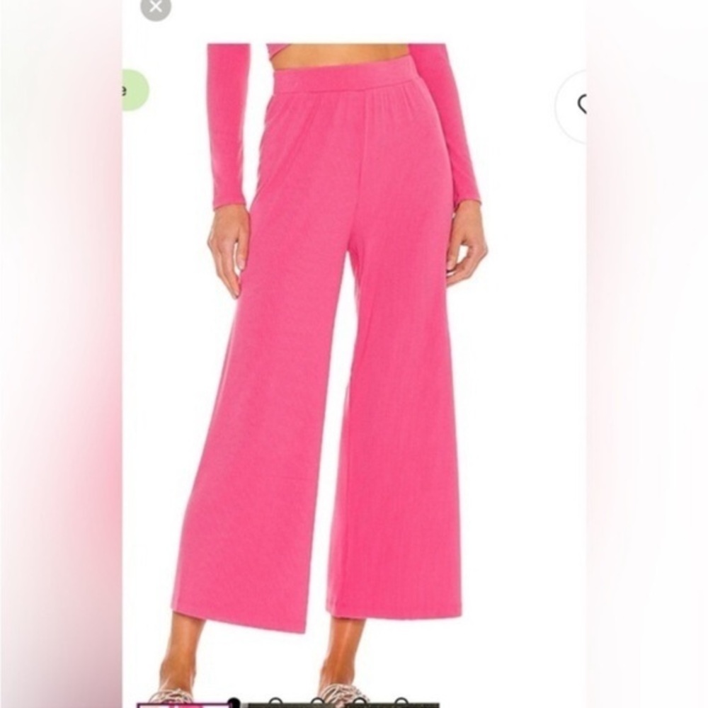 NWT l*Space Pants Wide Leg Flare Pull-On Hot Pink Pants